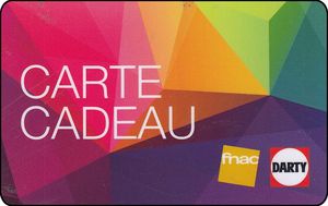 Fnac-Darty cartes cadeaux