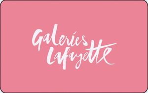 Galeries Lafayette cartes cadeaux