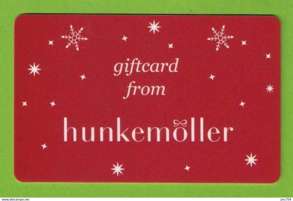 Hunkemöller cartes cadeaux