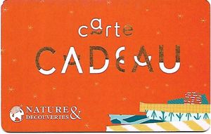 Nature & Découvertes cartes cadeaux