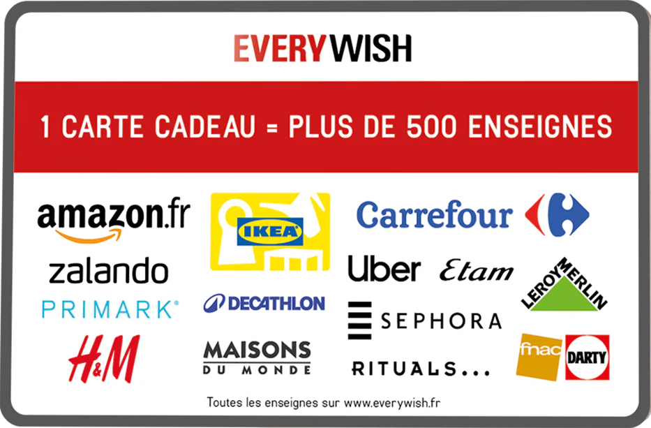everywish carte cadeau